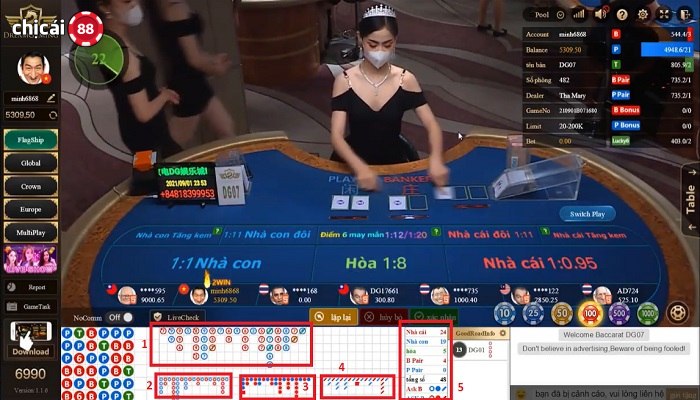 cách bắt hòa baccarat